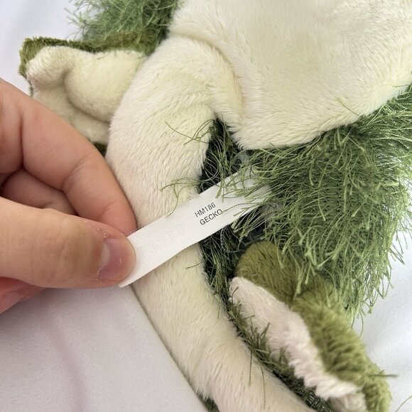 Ganz Webkinz Gecko Plush Green HM186 Lizard Stuffed Animal - NO CODE Y2K Retro - Picture 7 of 8